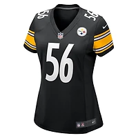 Maillot de match Nike Alex Highsmith noir des Steelers Pittsburgh pour femme