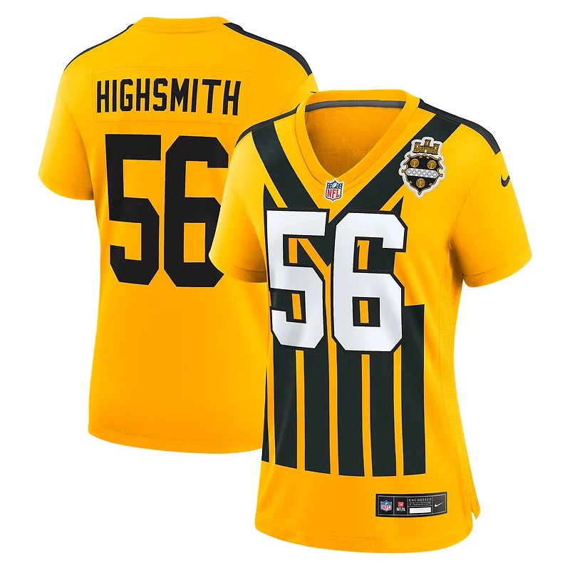 Women's Nike Alex Highsmith Black Pittsburgh Steelers Team Game Jersey