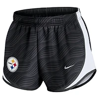 Women's Nike Anthracite Pittsburgh Steelers Tempo Dri-FIT Shorts
