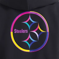 Sweat à capuche Nike noir pour femme Pittsburgh Steelers NFL Crucial Catch 2025 Sideline Dri-FIT