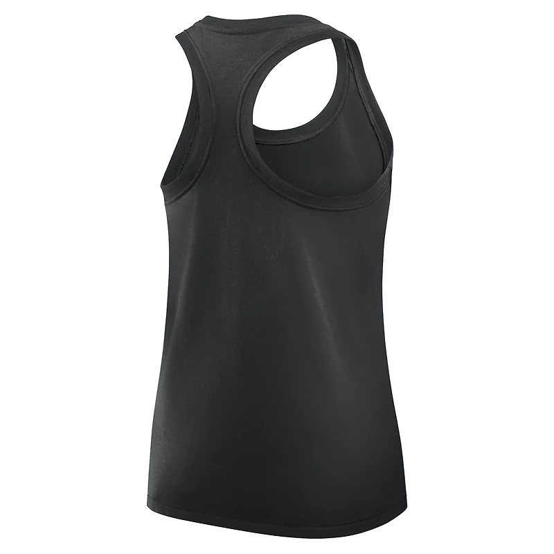 Women's Nike  Black Pittsburgh Steelers Hurry Up Tri-Blend Dri-FIT Tank Top