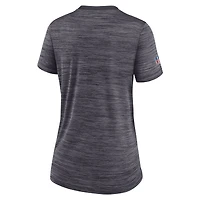 T-shirt pour femme Nike Pittsburgh Steelers Sideline Velocity Lockup Performance - Noir
