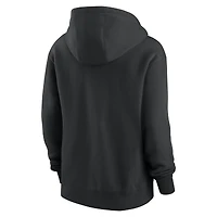 Sweat à capuche en molleton Nike Pittsburgh Steelers Team Logo Club pour femme, noir
