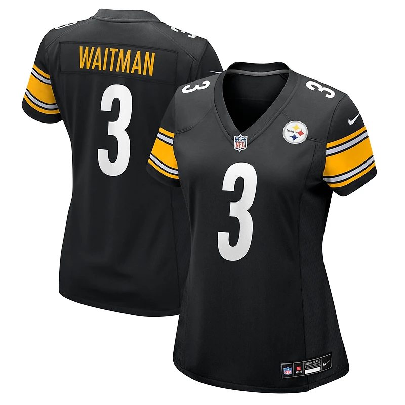 Women's Nike Corliss Waitman  Black Pittsburgh Steelers Team Game Jersey