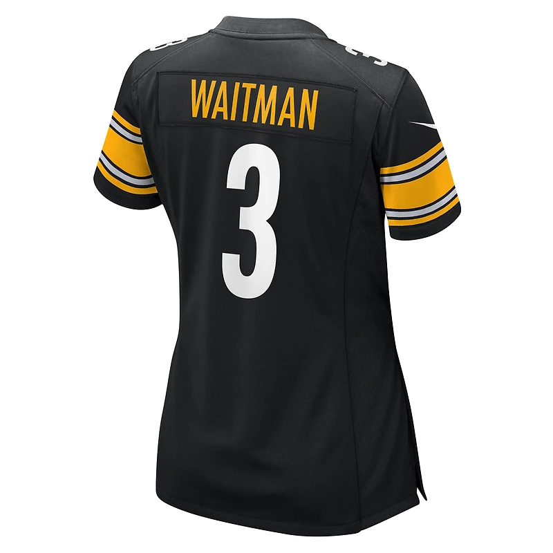 Maillot Nike Corliss Waitman noir pour femme des Steelers de Pittsburgh