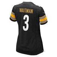 Maillot Nike Corliss Waitman noir pour femme des Steelers de Pittsburgh