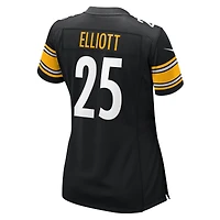 Maillot Nike DeShon Elliott noir pour femme des Steelers de Pittsburgh