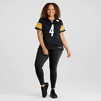 Maillot Nike DK Metcalf noir pour femme, équipe des Pittsburgh Steelers