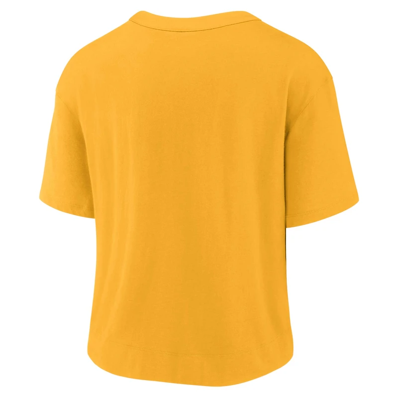 T-shirt tendance pour femme des Pittsburgh Steelers de Nike, or/noir