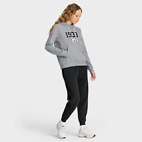 Sweat à capuche Nike gris Pittsburgh Steelers 1933 Sideline Standard Issue Dri-FIT pour femme