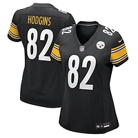 Maillot Nike Isaiah Hodgins noir pour femme des Pittsburgh Steelers