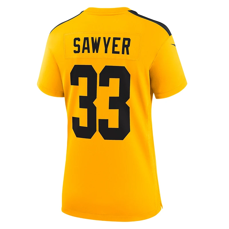 Women's Nike Jack Sawyer  Gold Pittsburgh Steelers Alternate Game Jersey