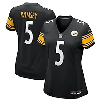 Maillot Nike Jalen Ramsey noir pour femme des Pittsburgh Steelers