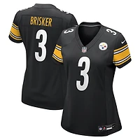 Maillot de match Nike Jaquan Brisker noir pour femme, Pittsburgh Steelers