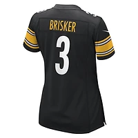 Women's Nike Jaquan Brisker  Black Pittsburgh Steelers Team Game Jersey