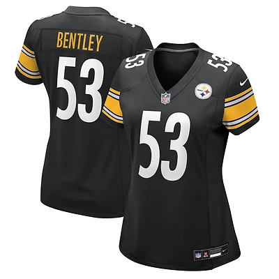 Maillot Nike JaWhaun Bentley noir pour femme des Pittsburgh Steelers