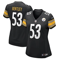 Maillot Nike JaWhaun Bentley noir pour femme des Pittsburgh Steelers