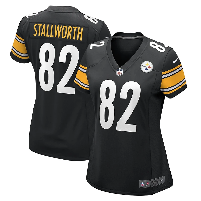 Women's Nike John Stallworth Black Pittsburgh Steelers Retired Player Jersey