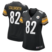 Women's Nike John Stallworth Black Pittsburgh Steelers Retired Player Jersey