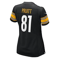 Maillot de match Nike MyCole Pruitt noir pour femme des Steelers Pittsburgh