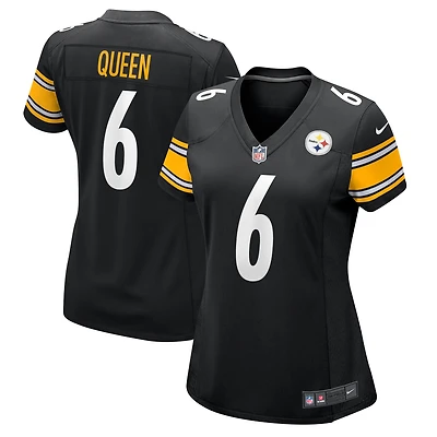 Women's Nike Patrick Queen  Black Pittsburgh Steelers Team Game Jersey