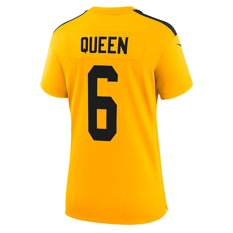 Women's Nike Patrick Queen Gold Pittsburgh Steelers Alternate 1933 Throwback Game Jersey