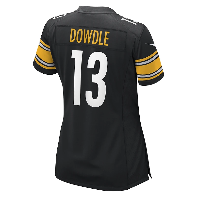 Maillot de match Nike Rico Dowdle noir pour femme, équipe des Steelers Pittsburgh