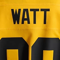 Women's Nike T.J. Watt Gold Pittsburgh Steelers Alternate 1933 Throwback Game Jersey
