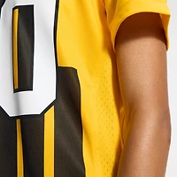 Women's Nike T.J. Watt Gold Pittsburgh Steelers Alternate 1933 Throwback Game Jersey