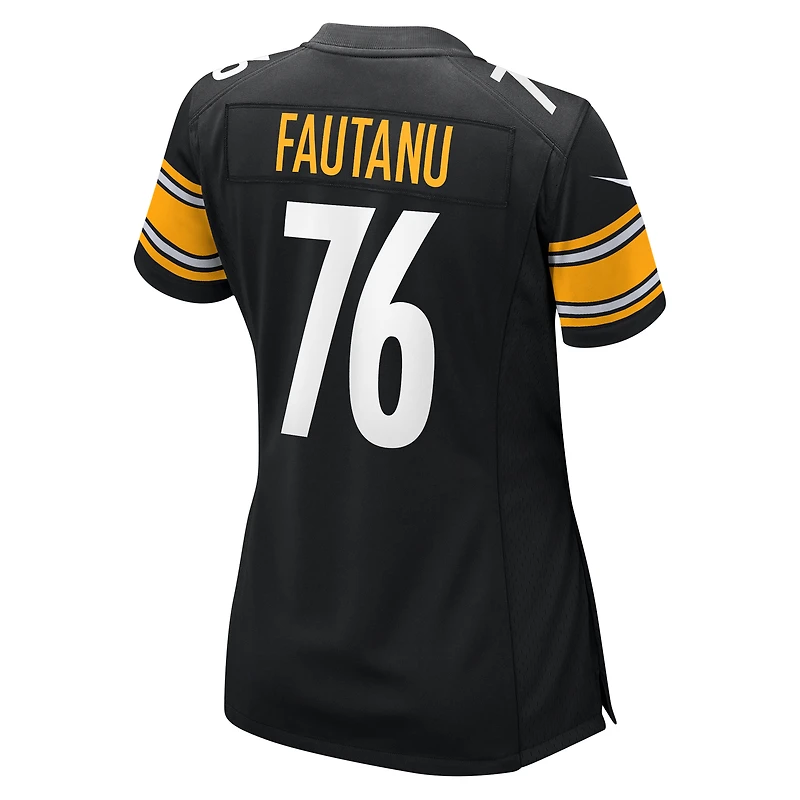 Women's Nike Troy Fautanu  Black Pittsburgh Steelers Game Jersey