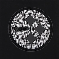 Sweat à capuche court bijoux noir Pro Standard Pittsburgh Steelers pour femme