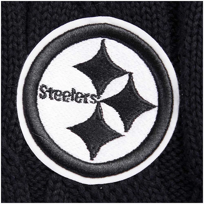Pull à col en V Pro Standard pour femmes, noir, Pittsburgh Steelers Prep