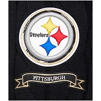 Pull à col en V Pro Standard pour femmes, noir, Pittsburgh Steelers Prep