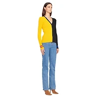 Pull cargo STAUD pour femmes, doré/noir, Pittsburgh Steelers