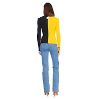 Women's STAUD Gold/Black Pittsburgh Steelers Cargo Sweater