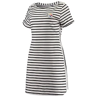 Robe rayée Jovanna Tri-Blend des Pittsburgh Steelers de Tommy Bahama pour femme, blanche