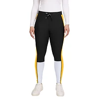 Leggings color-block noirs/jaunes des Pittsburgh Steelers pour femmes WEAR by Erin Andrews