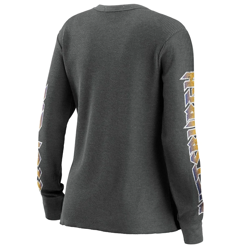 Women's WEAR by Erin Andrews Gray Pittsburgh Steelers - Long Sleeve Thermal Top