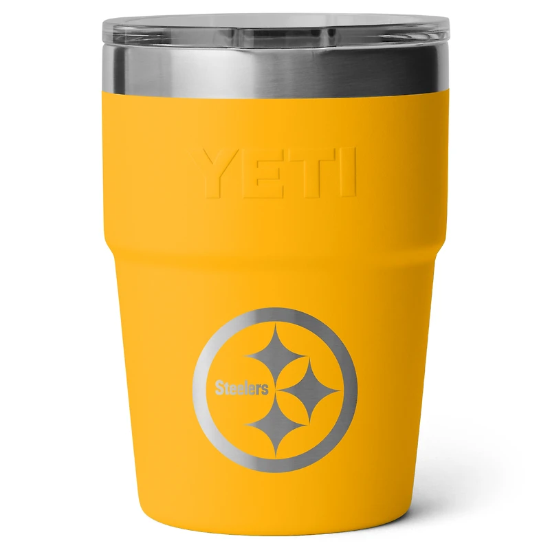 Gobelet empilable Rambler YETI Pittsburgh Steelers 473 ml avec couvercle Magslider