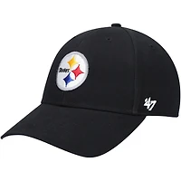 Casquette ajustable MVP Basic Pittsburgh Steelers '47 noire pour jeune