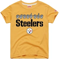 Youth Homage Gold Pittsburgh Steelers Love Sign x ASL 2.0 Tri-Blend T-Shirt