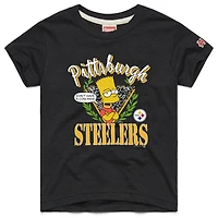 Youth Homage x The Simpsons Black Pittsburgh Steelers Tri-Blend T-Shirt