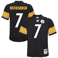 Youth Mitchell & Ness Ben Roethlisberger Black Pittsburgh Steelers 2004 Legacy Replica Jersey