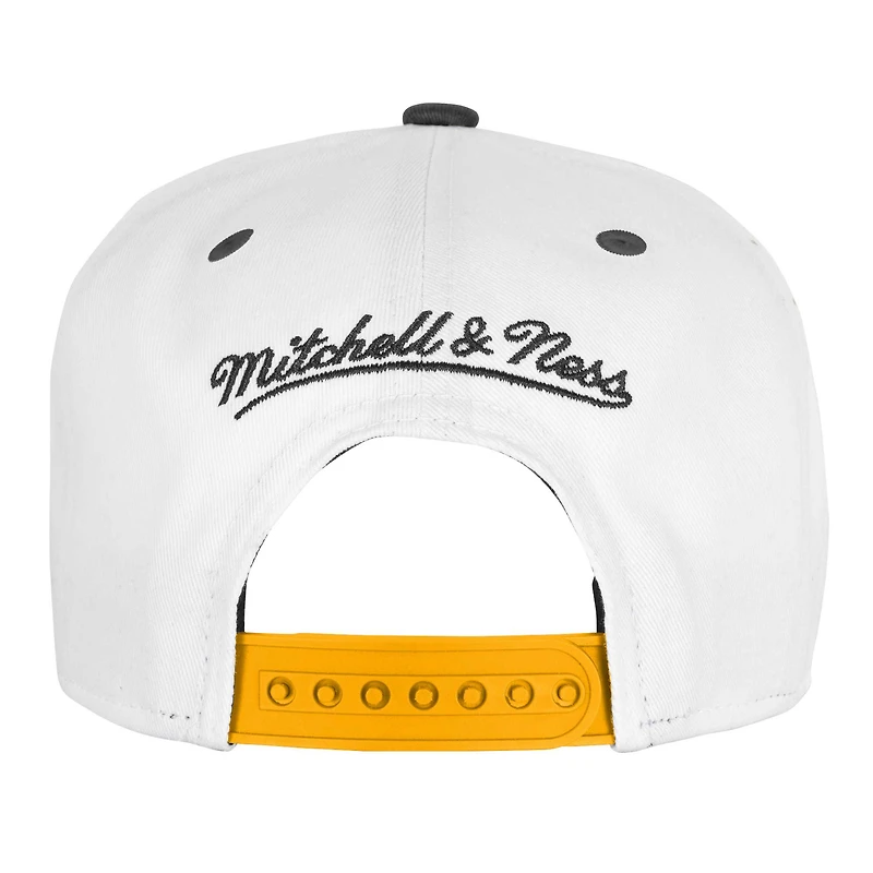 Youth Mitchell & Ness Black Pittsburgh Steelers Retrodome Precurved Adjustable Hat