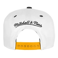 Youth Mitchell & Ness Black Pittsburgh Steelers Retrodome Precurved Adjustable Hat