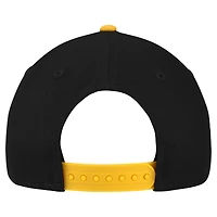 Youth New Era  Black/Gold Pittsburgh Steelers  Arch COOLERA 9FORTY A-Frame Adjustable Hat