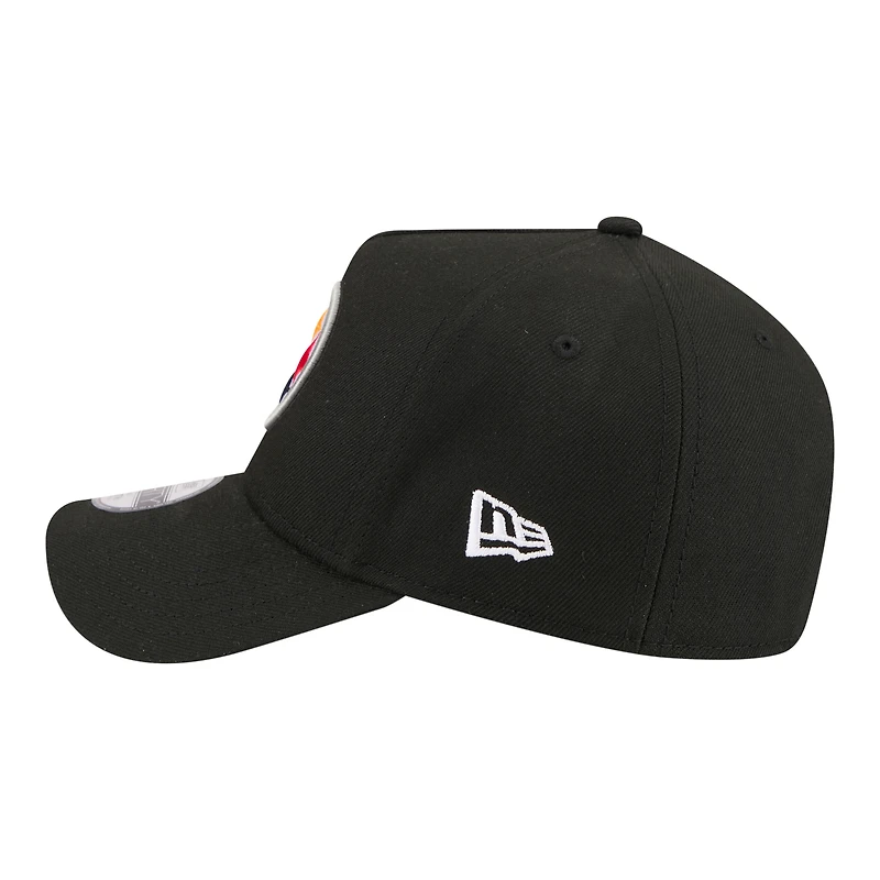 Casquette ajustable New Era Pittsburgh Steelers 9FORTY noire pour jeunes