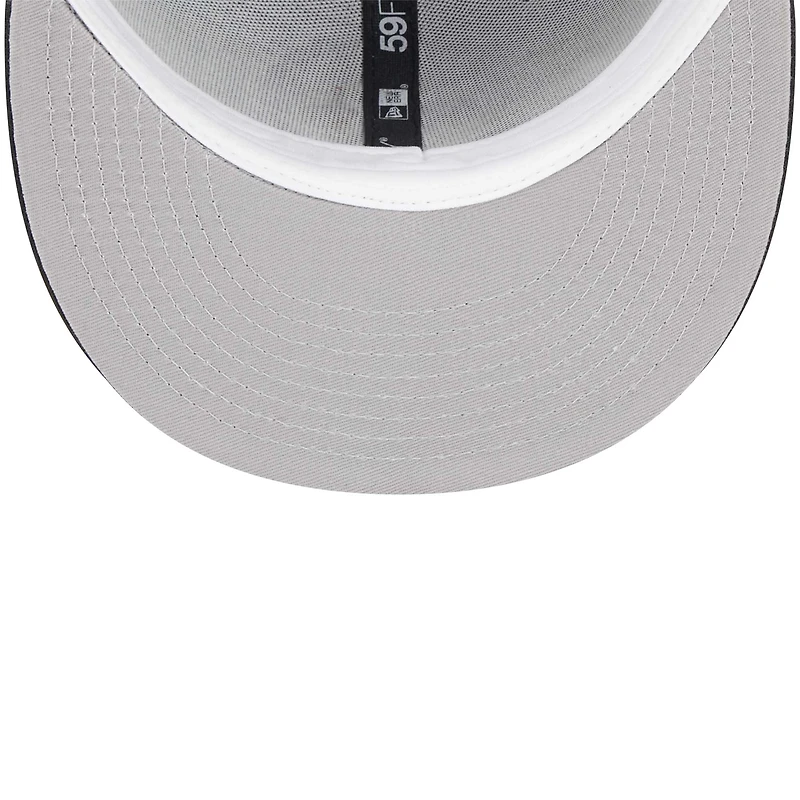 Youth New Era Black Pittsburgh Steelers Main 59FIFTY Fitted Hat