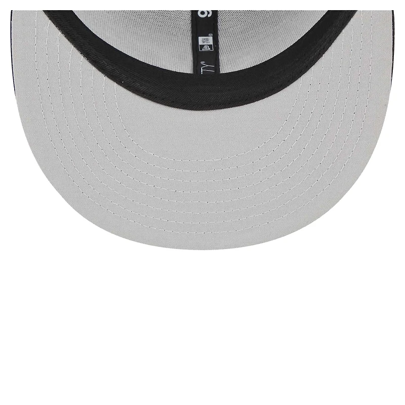 Youth New Era Black Pittsburgh Steelers Main Trucker 9FIFTY Snapback Hat