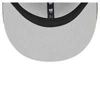 Youth New Era Black Pittsburgh Steelers  Main Trucker 9FIFTY Snapback Hat